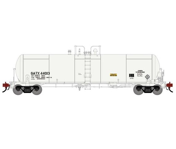 Athearn Genesis G1303 HO Scale GATC 20k Tank Car GATX (White) 44013