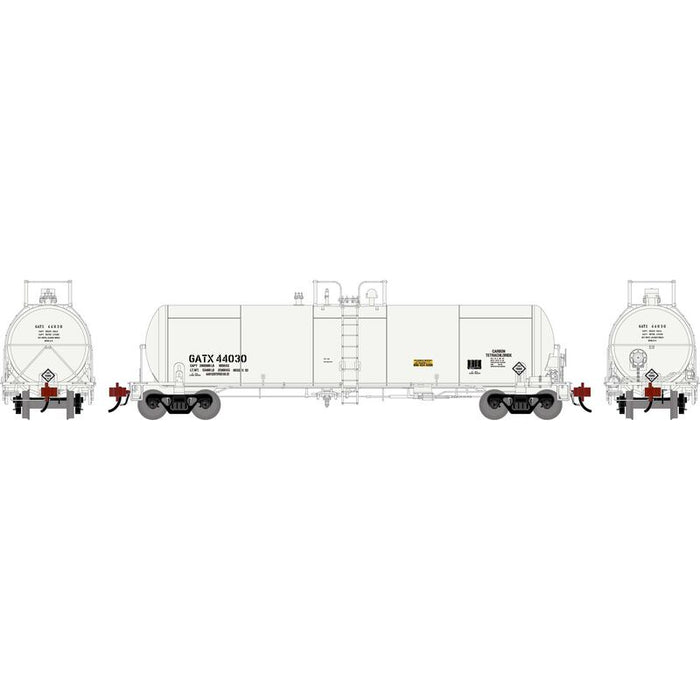 Athearn Genesis G1305 HO Scale GATC 20k Tank Car GATX (White) 44030
