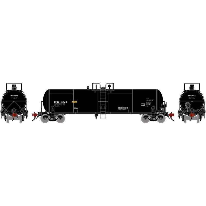 Athearn Genesis G1312 HO Scale GATC 20k Tank Car PPG Industries PPGX 10843