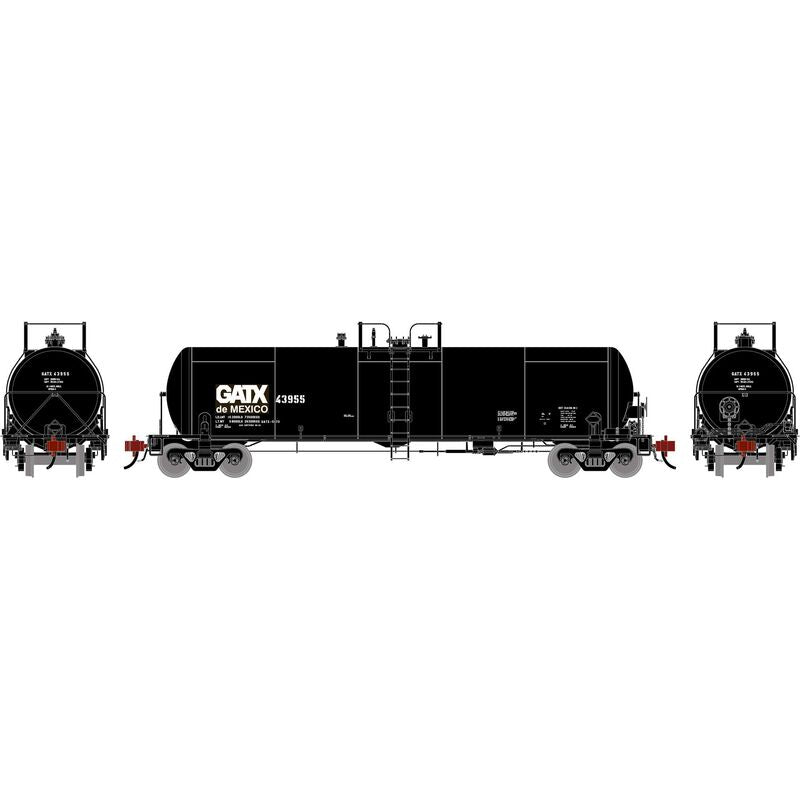 Athearn Genesis G1317 HO Scale GATC 20k Tank Car GATX de Mexico GATX 43955