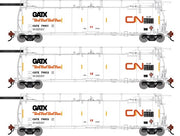 Athearn Genesis G1323 HO Scale 23K TankTrain Intermediate Canadian National GCTX 3-Pack #4