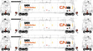 Athearn Genesis G1324 HO Scale 23K TankTrain Intermediate Canadian National GCTX 3-Pack #5