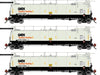 Athearn Genesis G1330 HO Scale 23K TankTrain Intermediate GATX White/Black 3-Pack #4