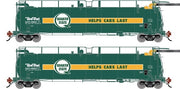 Athearn Genesis G1333 HO Scale 23K TankTrain A/B Quaker State GATX 2-Pack