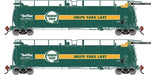 Athearn Genesis G1334 HO Scale 23K TankTrain Intermediate Quaker State GATX 2-Pack #1