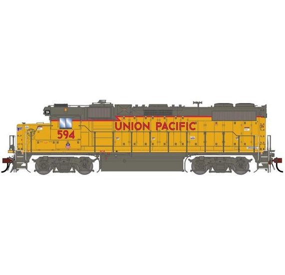 Athearn Genesis G1418 HO Scale GP38-2 Union Pacific UP 'Modern Version' 594 DCC/Sound