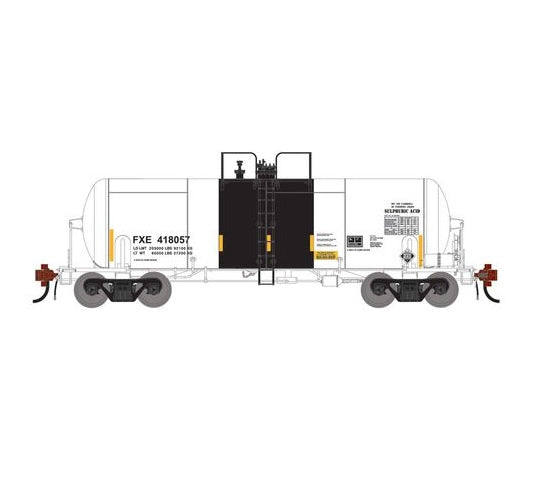 Athearn Genesis G1431 HO Scale 13K Gallon Acid Tank Car Ferromex FXE 418057