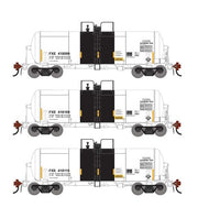 Athearn Genesis G1433 HO Scale 13K Gallon Acid Tank Car Ferromex FXE 3-Pack