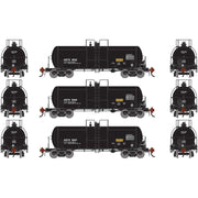 Athearn Genesis G1441 HO Scale 13K Gallon Acid Tank Car Asarco ASTX 3-Pack