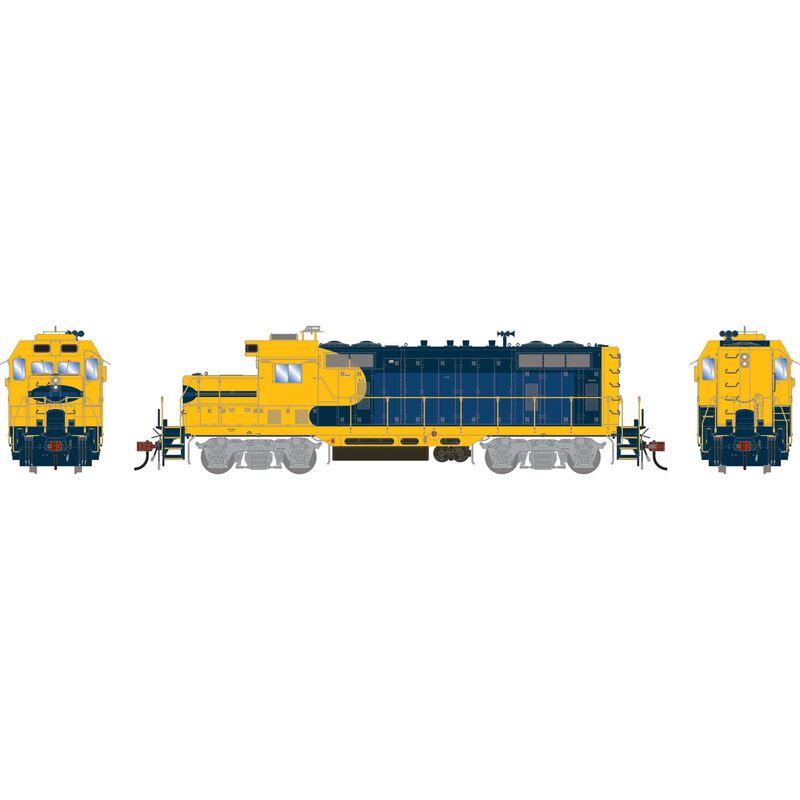 Athearn Genesis G1497 HO Scale EMD GP7u Ex-ATSF Patched Unlettered/Unnumbered DCC/Sound