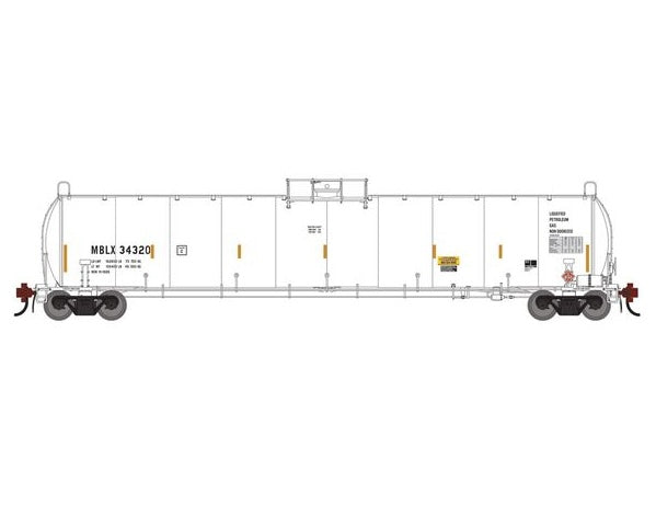 Athearn Genesis G1506 HO Scale 33K LPG Tank Car Exxon Mobil MBLX 34320