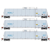 Athearn Genesis G1510 HO Scale 33K LPG Tank Car Transportation Equipment Inc TEIX 3-Pack