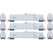 Athearn Genesis G1510 HO Scale 33K LPG Tank Car Transportation Equipment Inc TEIX 3-Pack