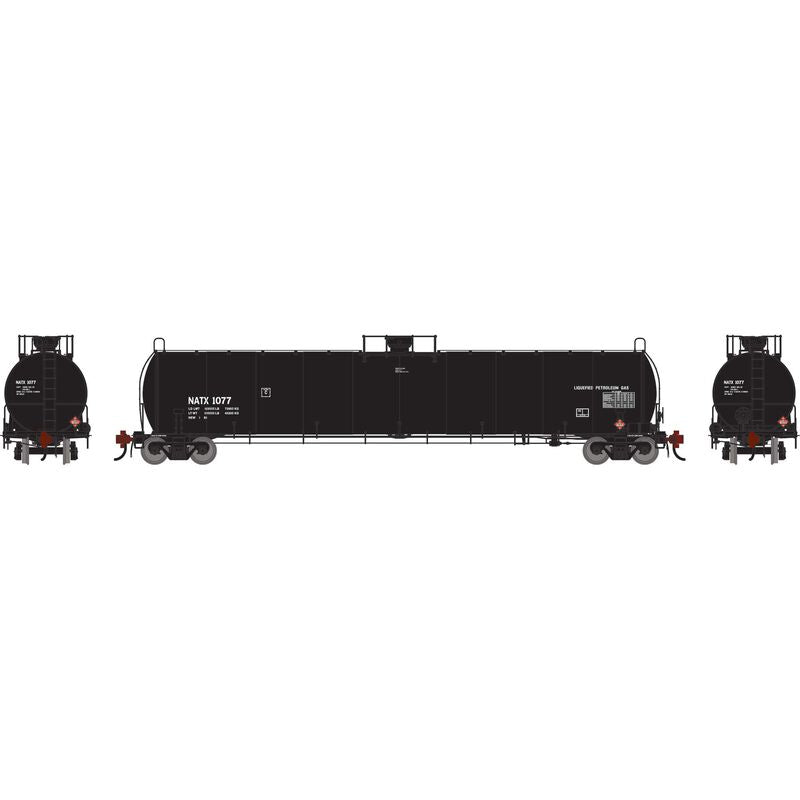Athearn Genesis G1515 HO Scale 33K LPG Tank Car North American Tank Line NATX 1077