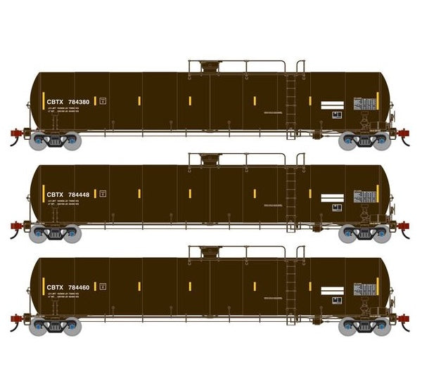 Athearn Genesis G1522 HO Scale 33K LPG Tank Car Capital Finance LPG 3-Pack