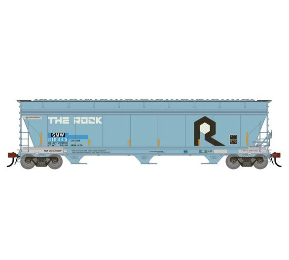 Athearn Genesis G1528 HO Scale ACF 4600 Covered Hopper Saint Marys SMW 815345 Primed for Grime