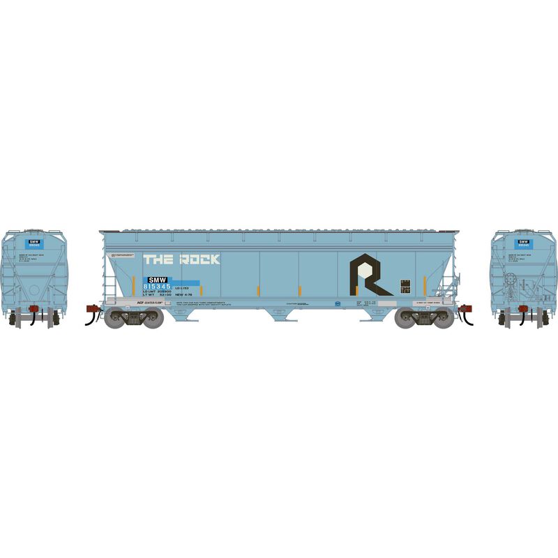 Athearn Genesis G1528 HO Scale ACF 4600 Covered Hopper Saint Marys SMW 815345 Primed for Grime