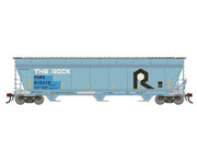 Athearn Genesis G1529 HO Scale ACF 4600 Covered Hopper First Union Rail FURX 815218 Primed for Grime