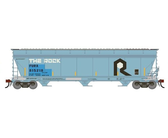 Athearn Genesis G1529 HO Scale ACF 4600 Covered Hopper First Union Rail FURX 815218 Primed for Grime