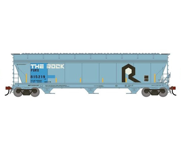Athearn Genesis G1530 HO Scale ACF 4600 Covered Hopper First Union Rail FURX 815219 Primed for Grime