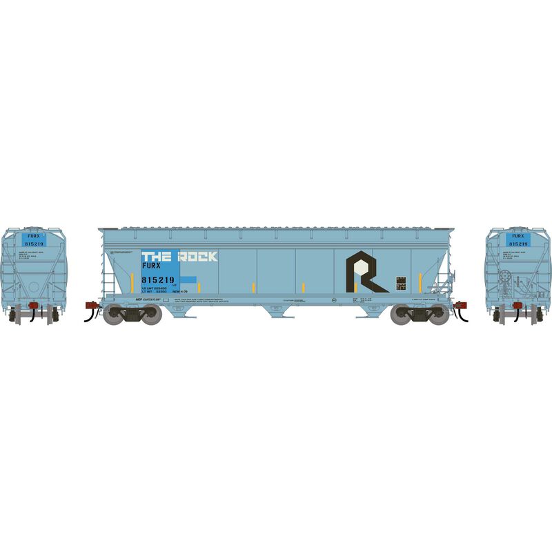 Athearn Genesis G1530 HO Scale ACF 4600 Covered Hopper First Union Rail FURX 815219 Primed for Grime