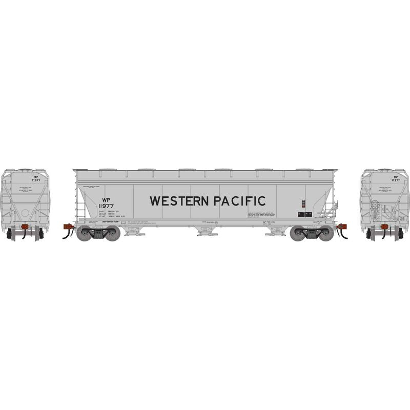 Athearn Genesis G1531 HO Scale ACF 4600 Covered Hopper Western Pacific WP 11977