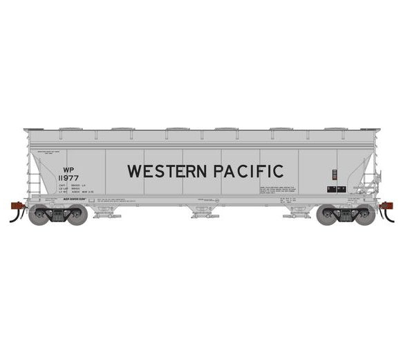 Athearn Genesis G1531 HO Scale ACF 4600 Covered Hopper Western Pacific WP 11977