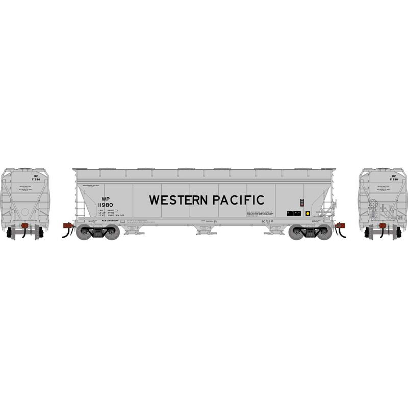 Athearn Genesis G1532 HO Scale ACF 4600 Covered Hopper Western Pacific WP 11980