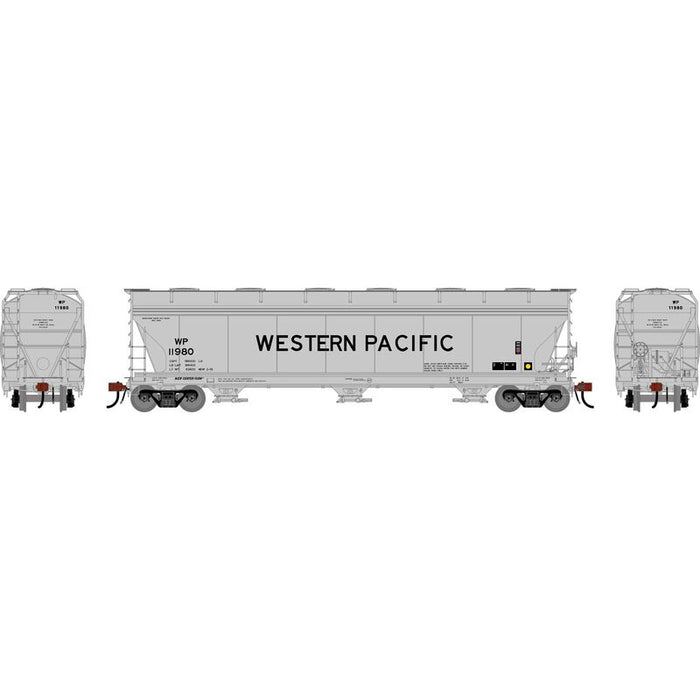 Athearn Genesis G1532 HO Scale ACF 4600 Covered Hopper Western Pacific WP 11980