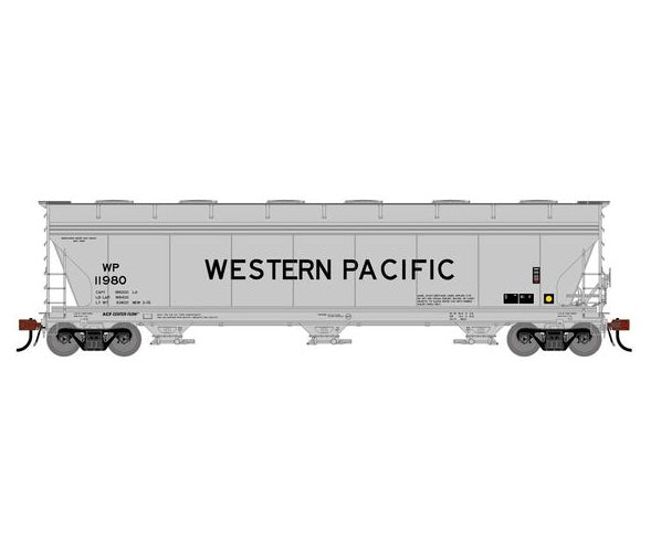 Athearn Genesis G1532 HO Scale ACF 4600 Covered Hopper Western Pacific WP 11980