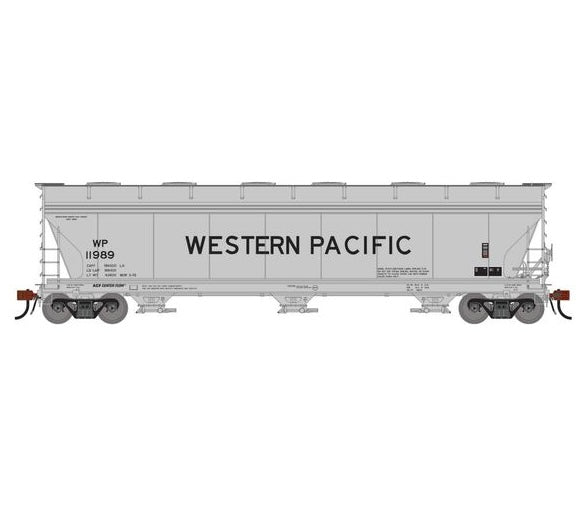Athearn Genesis G1533 HO Scale ACF 4600 Covered Hopper Western Pacific WP 11989