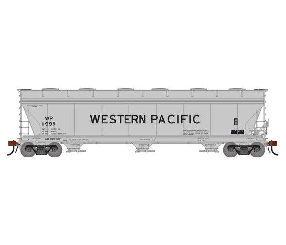 Athearn Genesis G1534 HO Scale ACF 4600 Covered Hopper Western Pacific WP 11999