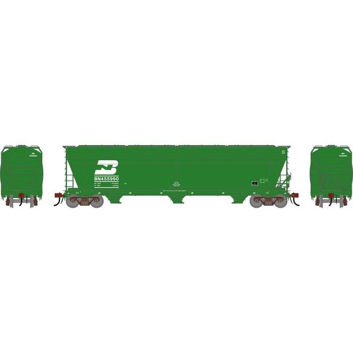Athearn Genesis G1537 HO Scale ACF 4600 Covered Hopper Burlington Northern BN 455990