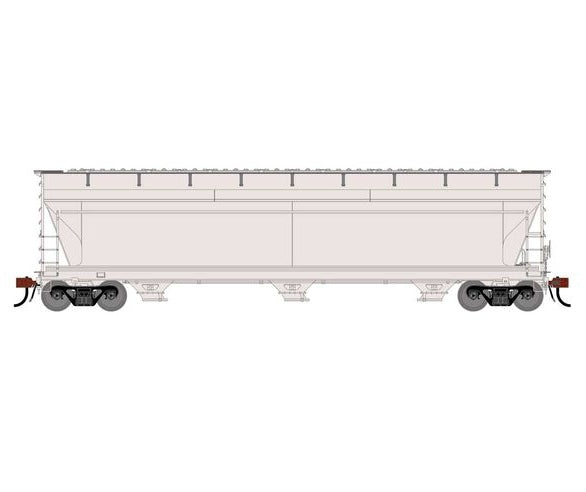 Athearn Genesis G1538 HO Scale ACF 4600 Covered Hopper Undecorated Phase I