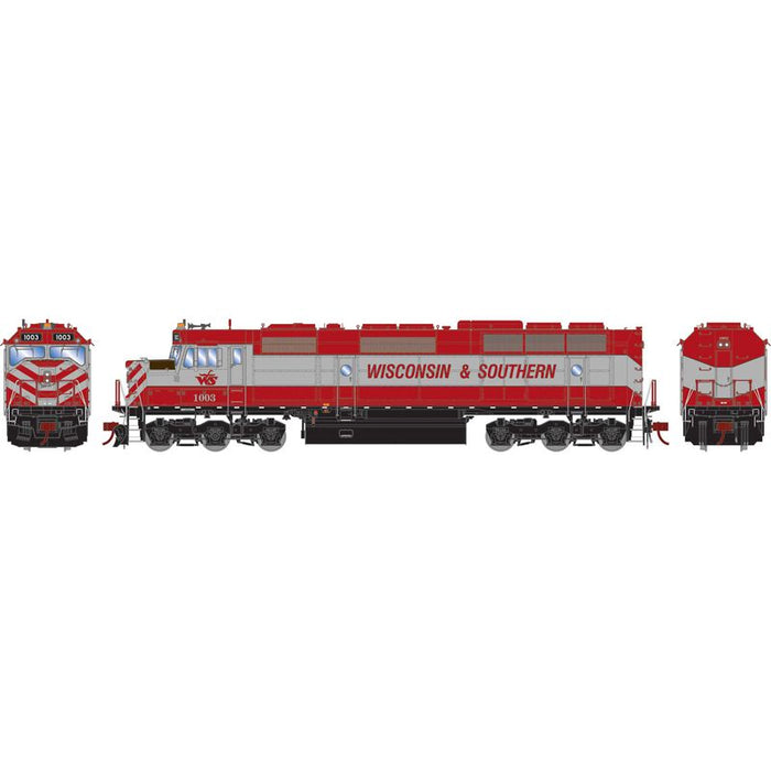 Athearn Genesis G18279 HO Scale EMD F45 Wisconsin Southern WSOR 1003 DC