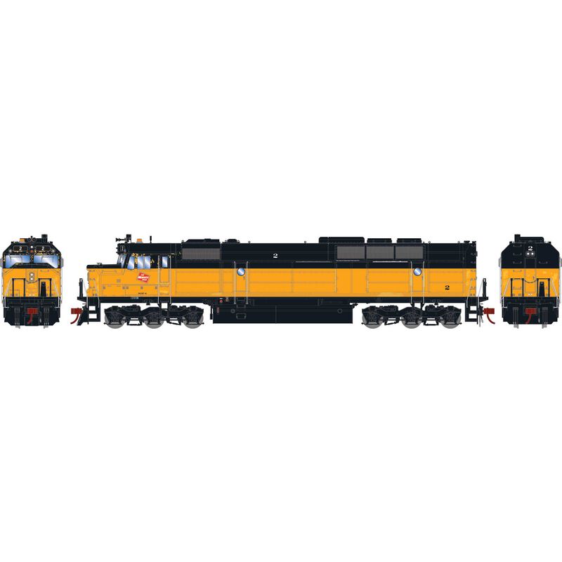 Athearn Genesis G18285 HO Scale EMD FP45 Milwaukee Road MILW 2 DC - Primed for Grime