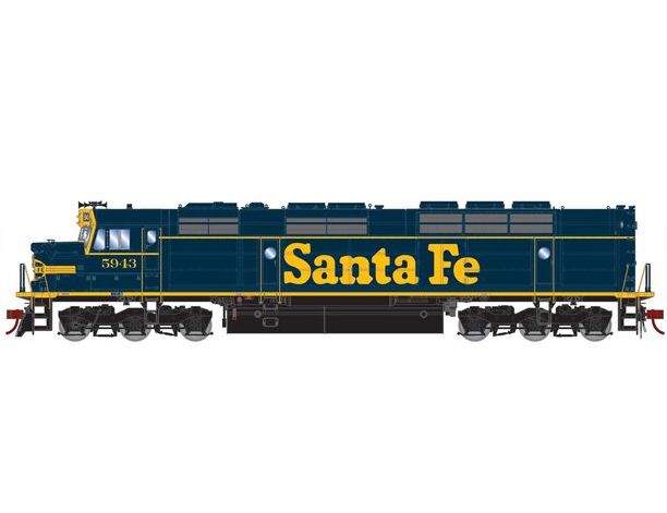 Athearn Genesis G18375 HO Scale EMD FP45 Santa Fe ATSF 5943 DCC & Sound