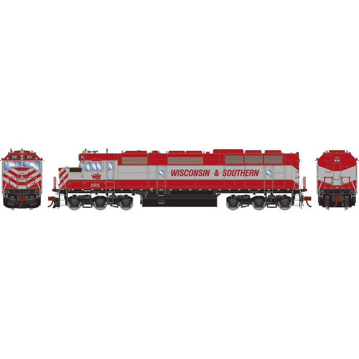 Athearn Genesis G18378 HO Scale EMD F45 Wisconsin Southern WSOR 1001 DCC & Sound