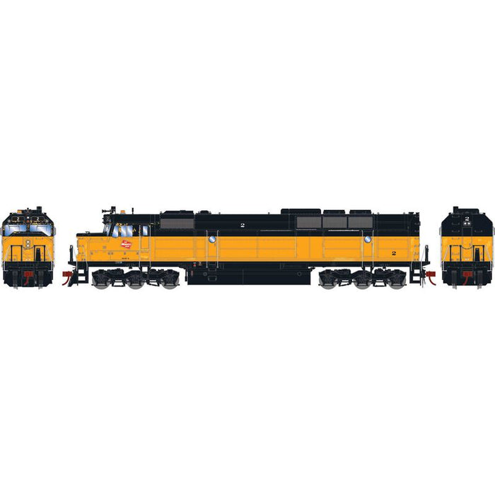Athearn Genesis G18385 HO Scale EMD FP45 Milwaukee Road MILW 2 DCC & Sound - Primed for Grime