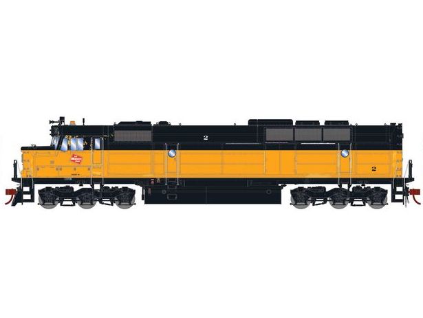 Athearn Genesis G18385 HO Scale EMD FP45 Milwaukee Road MILW 2 DCC & Sound - Primed for Grime