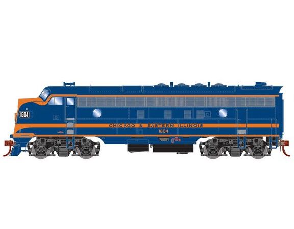 Athearn Genesis G19609 HO Scale EMD FP7 Chicago and Eastern Illinois CEI 1604 DC