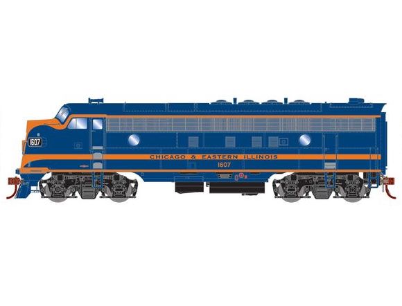 Athearn Genesis G19711 HO Scale EMD FP7 Chicago and Eastern Illinois CEI 1607 DCC & Sound