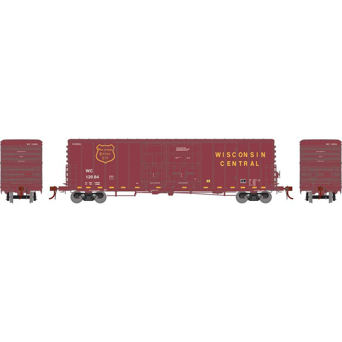 Athearn Genesis G73019 HO Scale 50' PC&F Boxcar Wisconsin Central WC 12084