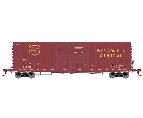 Athearn Genesis G73021 HO Scale 50' PC&F Boxcar Wisconsin Central WC 12125