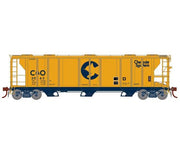 Athearn Genesis G73613 HO Scale PS-2 2893 Covered Hopper Chessie C&O 2063