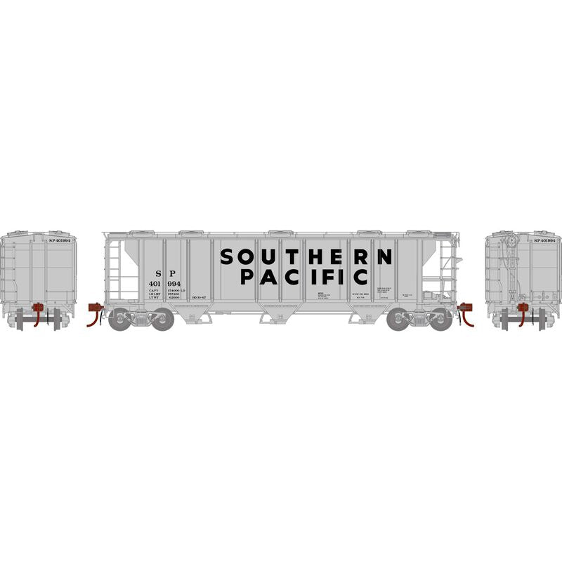 Athearn Genesis G73626 HO Scale PS-2 2893 Covered Hopper Southern Pacific SP 401994