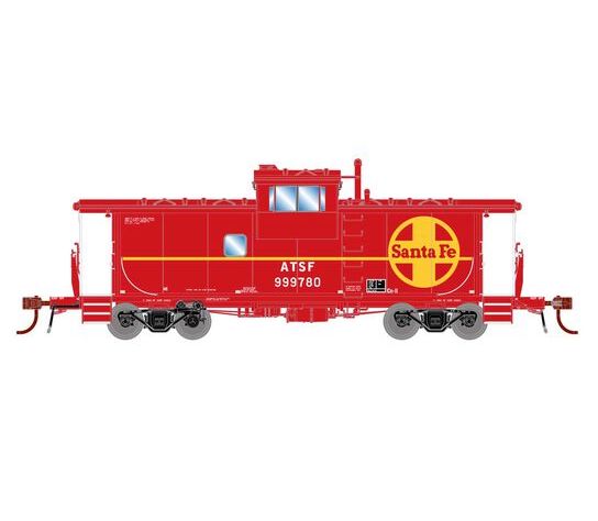 Athearn Genesis G78577 HO Scale ICC Caboose Santa Fe ATSF 999780 with Lights
