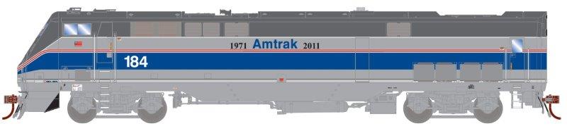 Athearn Genesis G81302 HO Scale P42DC Diesel Amtrak Phase IV 184 DCC Sound (Like New USED)