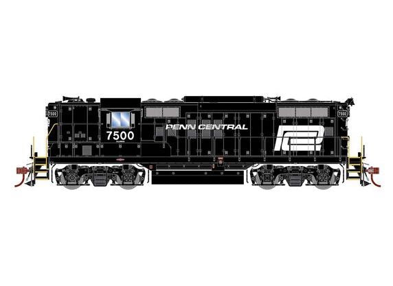 Athearn Genesis G82734 HO Scale EMD GP9 Penn Central PC 7500 DC
