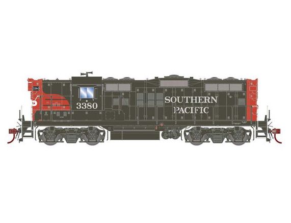 Athearn Genesis G82825 HO Scale EMD GP9 Southern Pacific SP Phase II 3380 DCC Sound